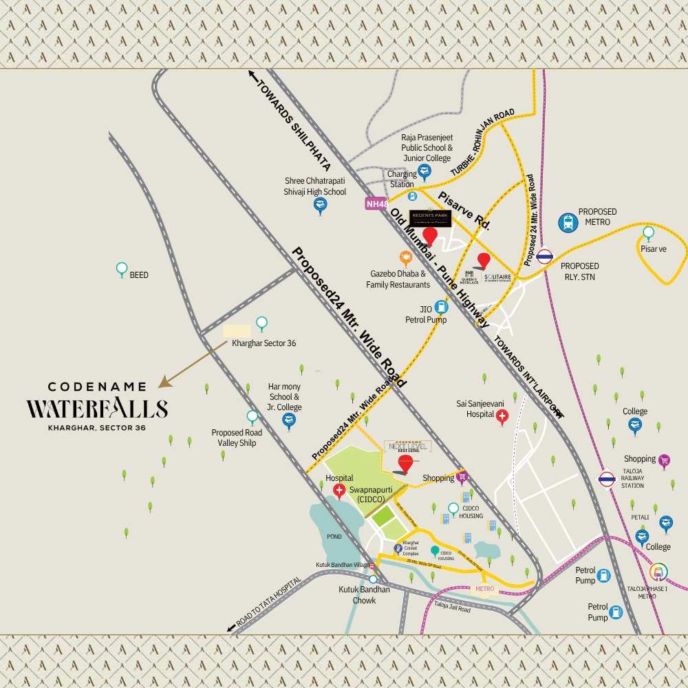 Codename Waterfalls Map